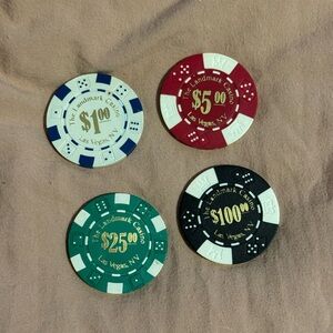 Poker Chip Set - The Landmark Casino Las Vegas, NV
